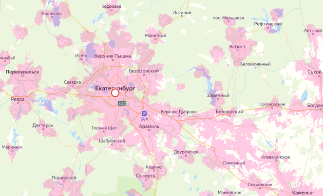Зона покрытия Мегафон в городе Мариуполь и области 