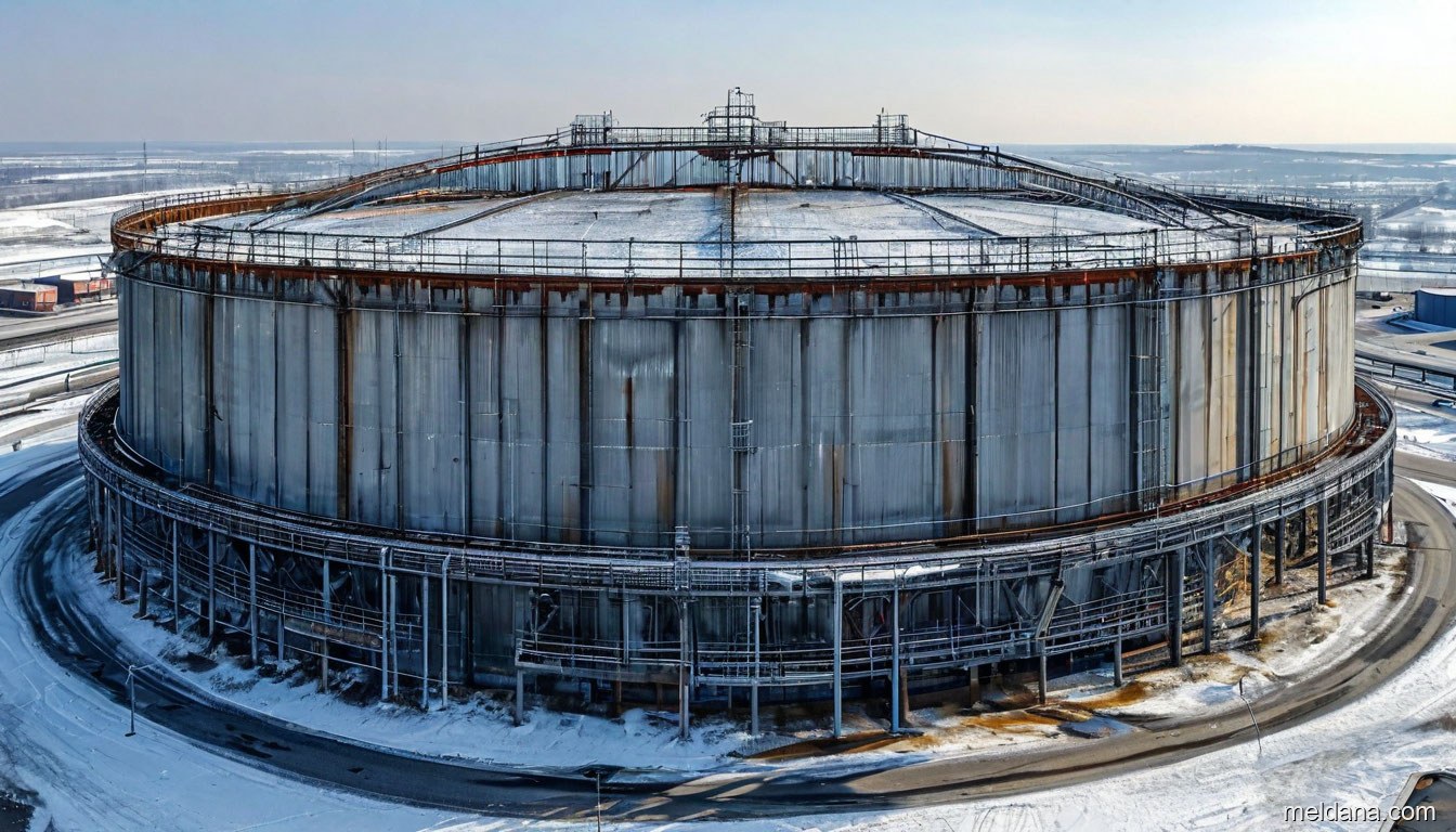 Антидроновая защита резервуара РВС-50000 Мариуполе — ЗОК ЗАСЛОН по СП 542