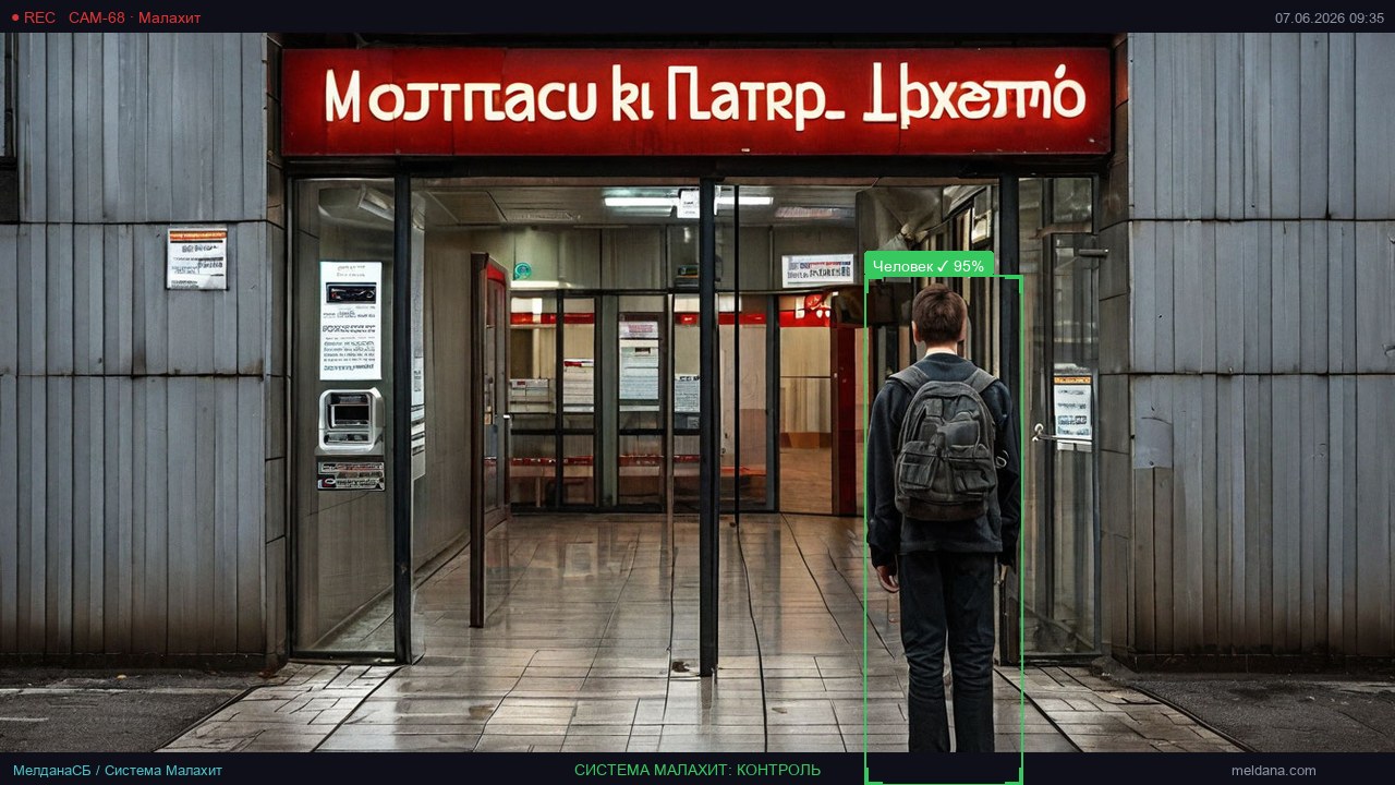 Детекция телефона на экзамене с помощью системы Малахит