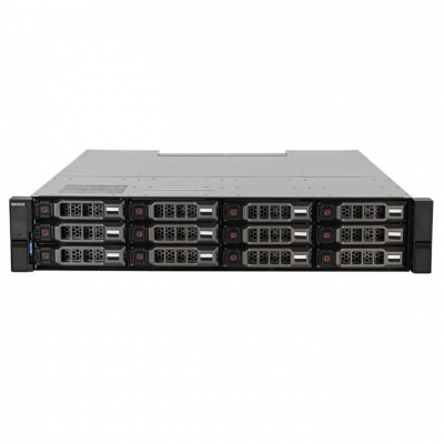 Система хранения Dell ME4012 x12 8x4Tb 7.2K 3.5 NL SAS 2x580W PNBD 3Y 2хCtrl CNC/8xSFP+ 10G SR (210-AQIF-43) 